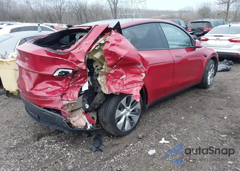 2021 Tesla Model Y Long Range Dual Motor All-Wheel Drive from USA, damaged, VIN 5YJYGDEE8MF117956